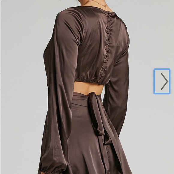 SATIN DRESS - NWT! - Picture 2 of 2